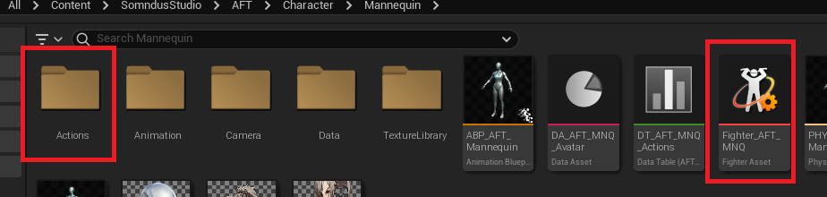 Fighter Action Folder
